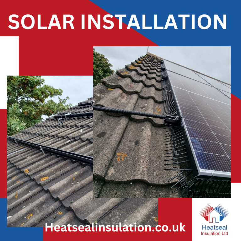 Image of solar panels installed by Heatseal Solar