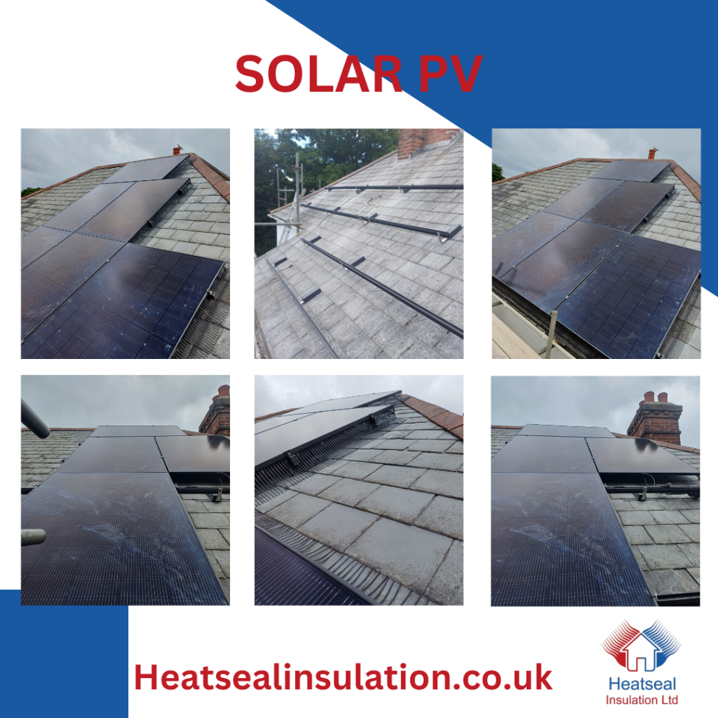 Solar panels installed by Heatseal solar in Telford