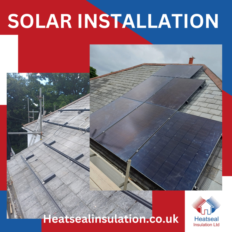 Image of solar panels installed to a Telford property by Heatseal Solar